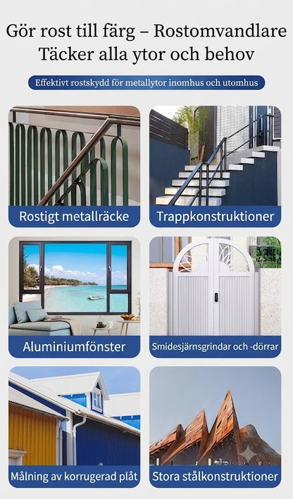 Vattenbaserad rostskyddande metallfärg