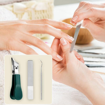 Professionell nageltång med örnnäbbsdesign, lämplig för nageltrång och tjocka naglar.