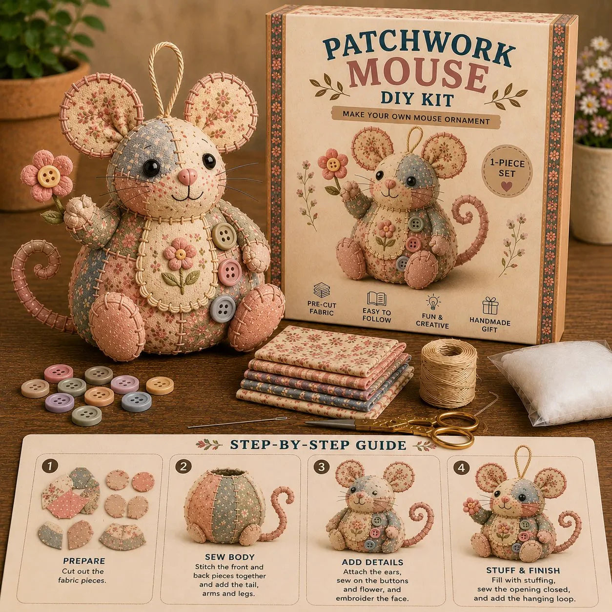 Retro mus DIY-kit 🐭