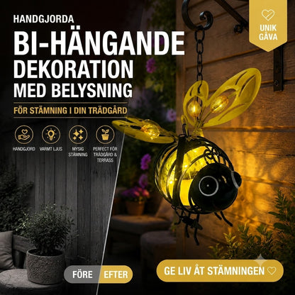 Biformad solcellshänglampa