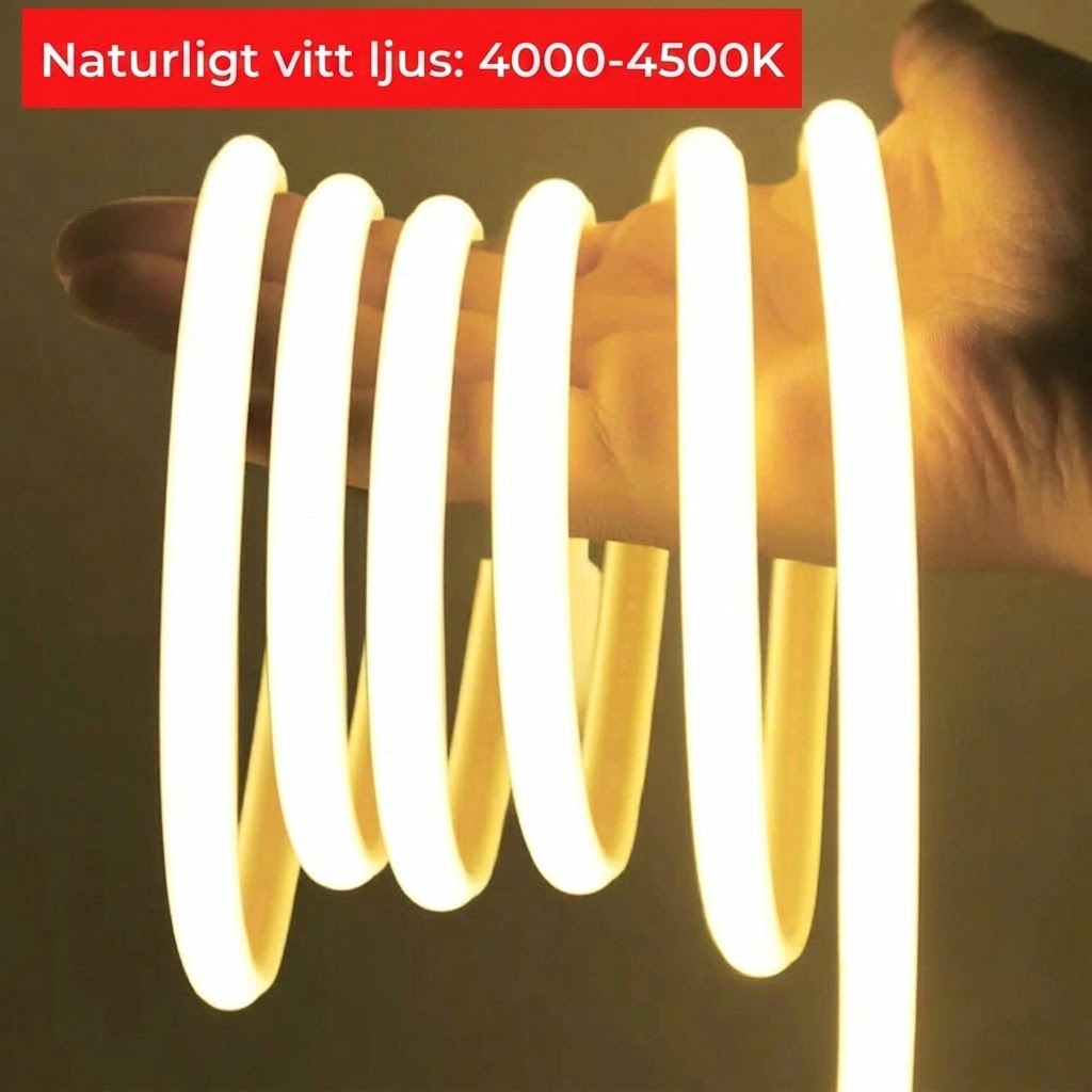 Klippbar LED-ljusslinga: Kan anpassas efter dina behov!