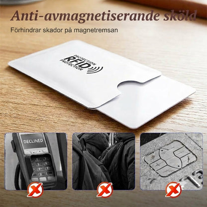 RFID-blockerande kreditkortsfodral / Anti-skimming kortskydd