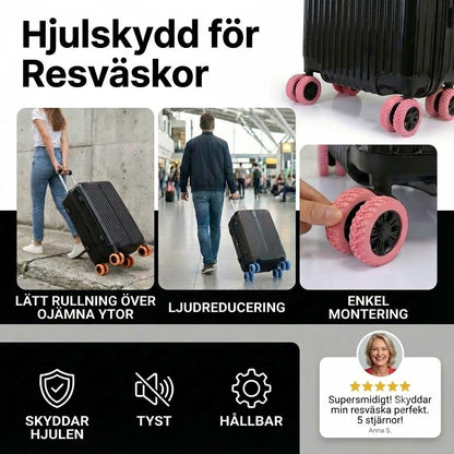Hjulskydd för resväska