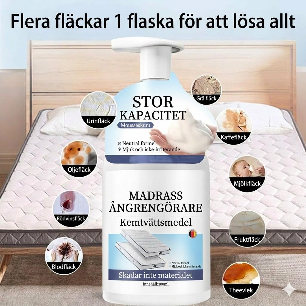 Fläckborttagningsspray för madrasser - 300 ml