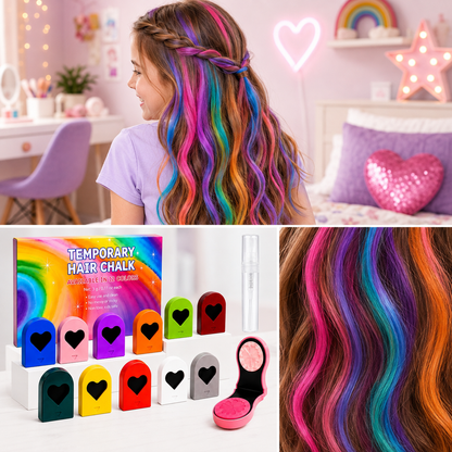 ColorPop hårkritor – 12 tvättbara färger