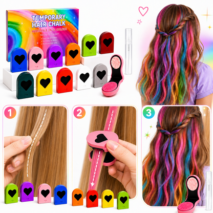 ColorPop hårkritor – 12 tvättbara färger