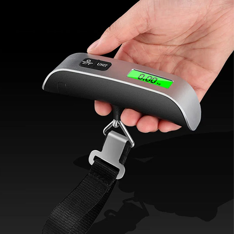 Bärbar bagagevåg med LCD-display