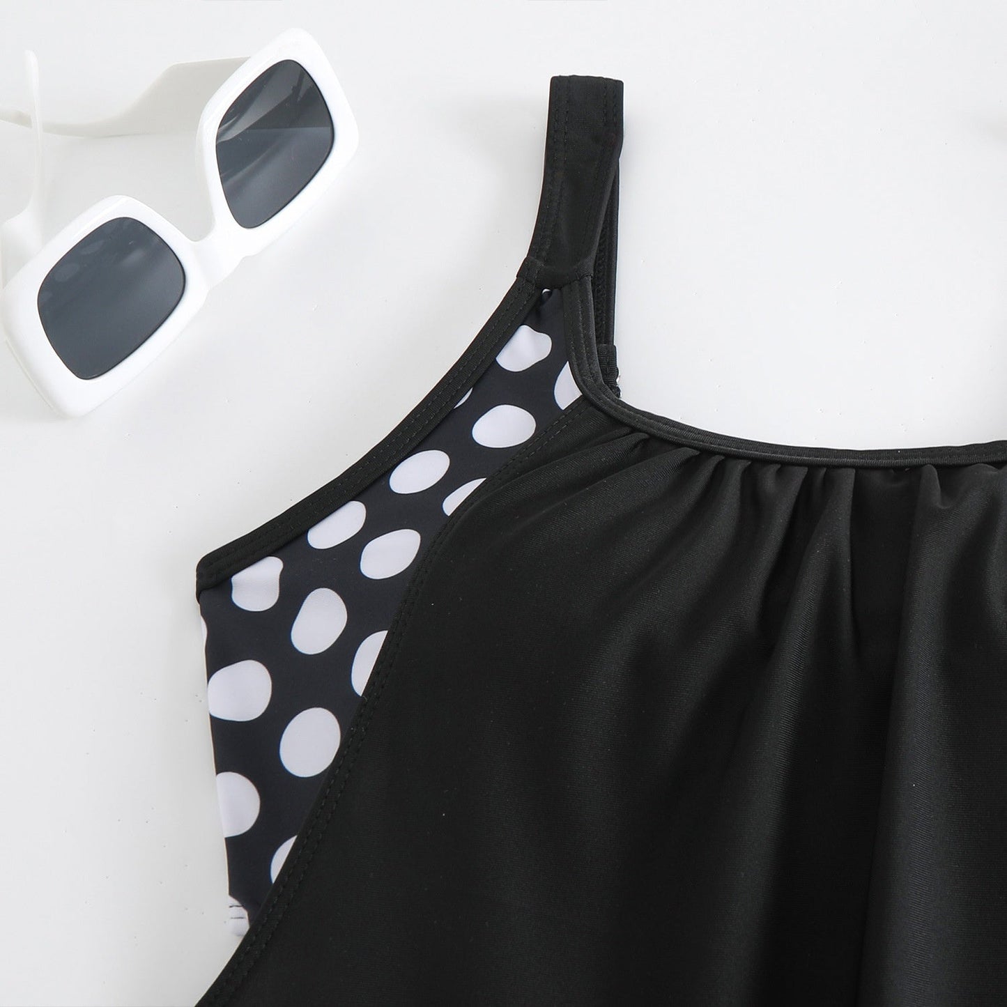Tvådelad prickig bikini för dam