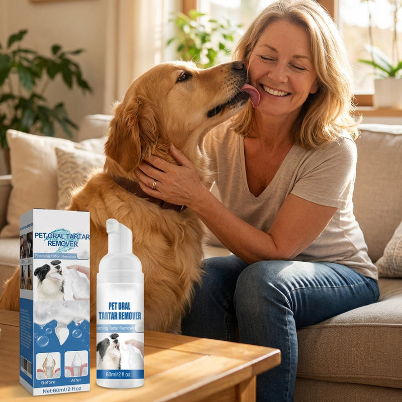🐶🐱 Skummande tandstensborttagare för hundar