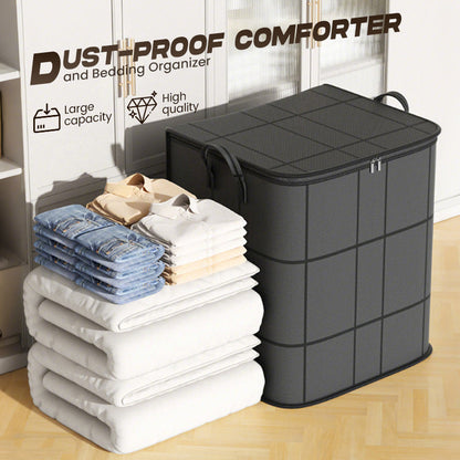🔥 🔥 Tidsbegränsat erbjudande: 50 % rabatt❗️❗️🧺🛏️ Dammsäker förvaringsväska för duntäcken och sängkläder – Stor kapacitet, slitstarkt non-woven-material, vikbar design 🌿