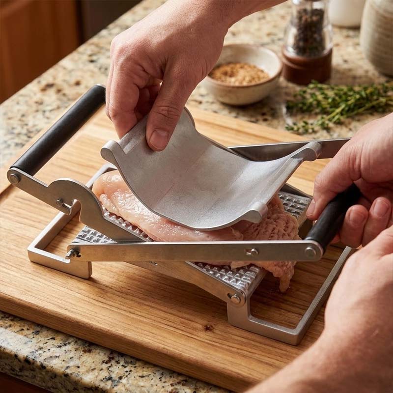 🥩Manuell köttskärare och köttplattare