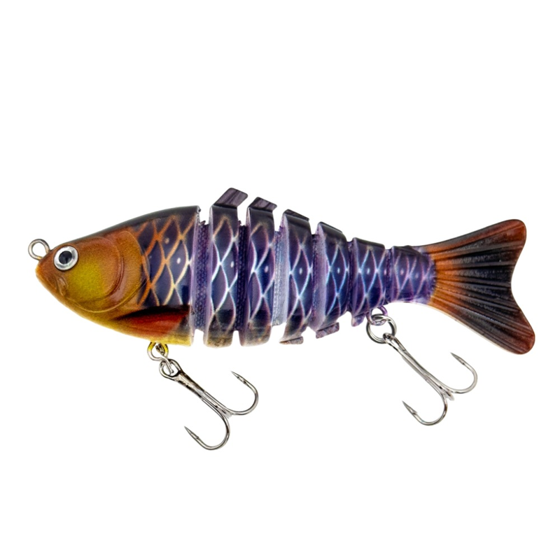 🎣 Spara 50 %! 🐟 Flerledad bionisk swimbait / wobbler för fiske