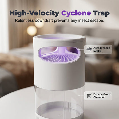 🦟 Tystgående UV-mygglampa / insektsfångare | Ljudlös och giftfri | USB-driven | Ett måste för sovrummet 😴💤