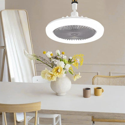 LED-takfläkt med fjärrkontroll – tystgående, 3 ljuslägen, energisparande 🌀