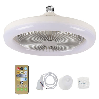 LED-takfläkt med fjärrkontroll – tystgående, 3 ljuslägen, energisparande 🌀
