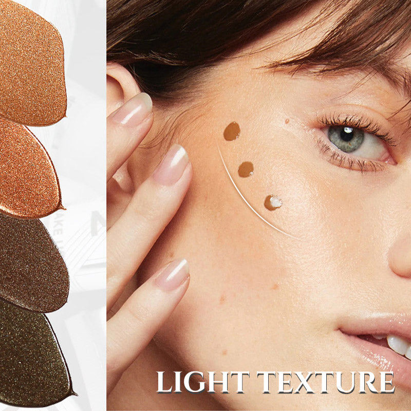 Naturlig och ljus flytande bronzer