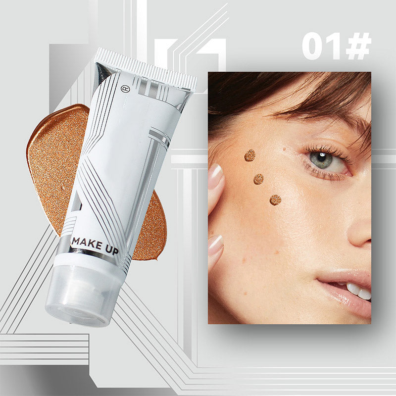 Naturlig och ljus flytande bronzer