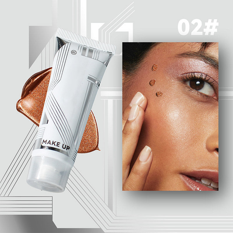 Naturlig och ljus flytande bronzer