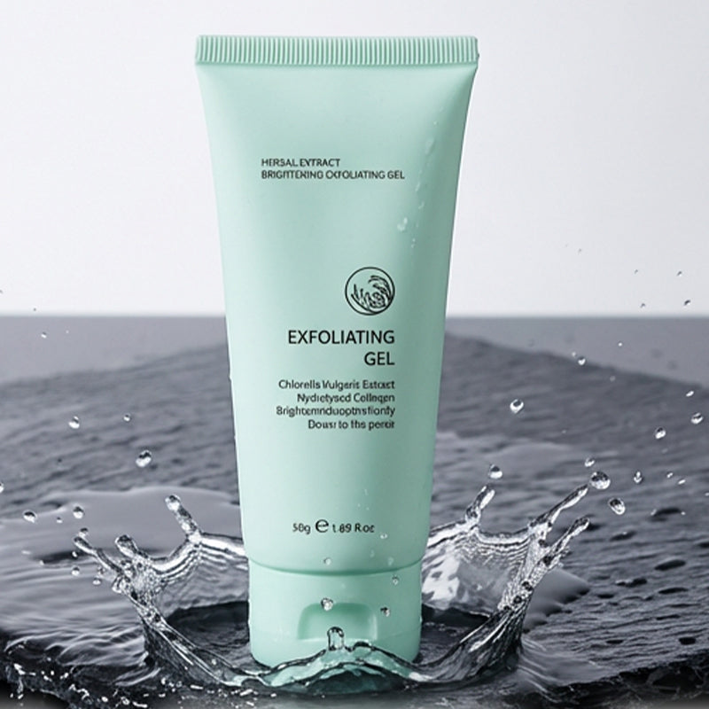 Exfolierande gel med örtextrakt