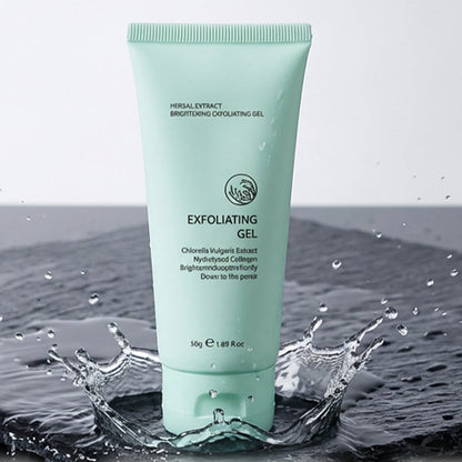 Exfolierande gel med örtextrakt