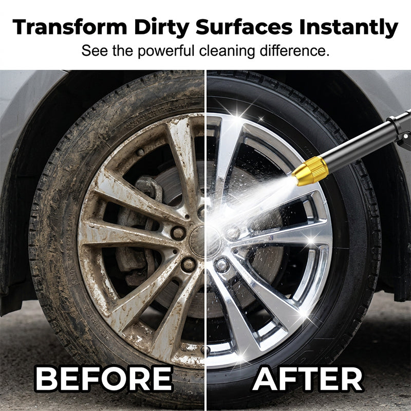 🏆 Högtryckstvätt / Högtrycksmunstycke 💦 Ergonomiskt handtag • Tryckmunstycke – Kraftfull biltvätt🚗 och trädgårdsbevattning🌻 Enkel att använda! 👍