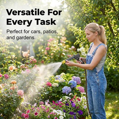 🏆 Högtryckstvätt / Högtrycksmunstycke 💦 Ergonomiskt handtag • Tryckmunstycke – Kraftfull biltvätt🚗 och trädgårdsbevattning🌻 Enkel att använda! 👍