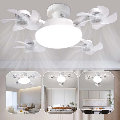 Ny E27 takfläktlampa – 2-i-1 tyst LED-fläktlampa