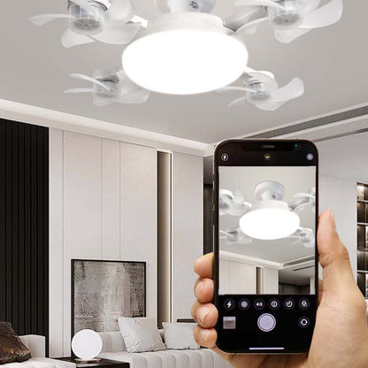 Ny E27 takfläktlampa – 2-i-1 tyst LED-fläktlampa