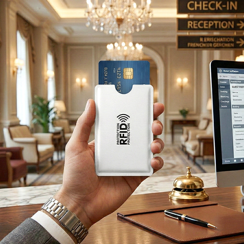 RFID-blockerande kreditkortsfodral / Anti-skimming kortskydd