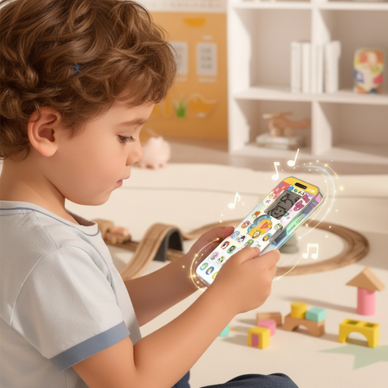🔥📢 50 % rabatt 📱 Pedagogisk smartphone för barn | Lärande genom lek, ögonvänlig design – det ideala valet för lärande ✨👶