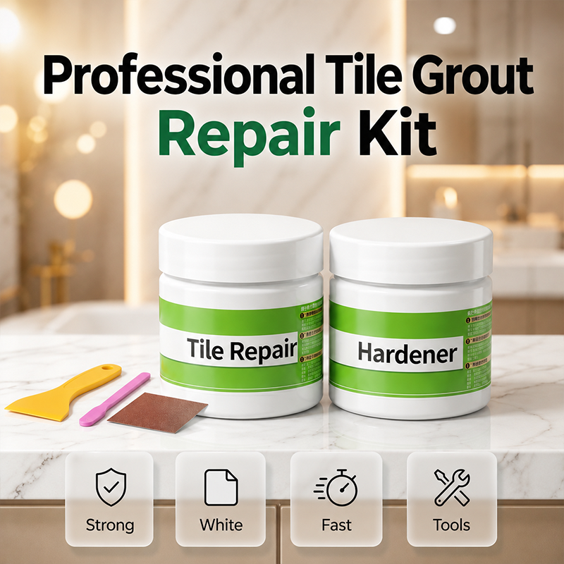 Rengörings- och reparationskit för kakelfogar – tar bort sprickor och återställer glansen 🧱✨ Professionell reparation på bara några minuter – ingen erfarenhet krävs, perfekt rengjort! 🛠️💎
