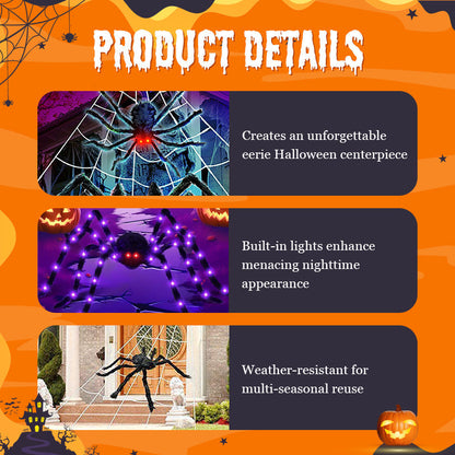 Gigantisk Halloween-spindel