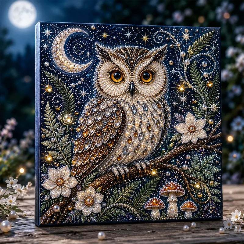 🎨 DIY diamantmålning med djurmotiv – koppla av och skapa ett strålande resultat.