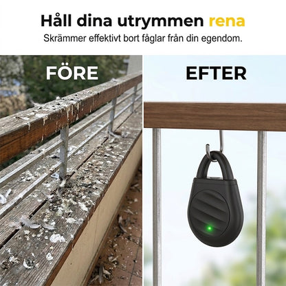 🐦Oroa dig aldrig mer för fåglar, skadedjur och gräshoppor! Bärbar ultraljudsfågelskrämma i nyckelringsdesign.