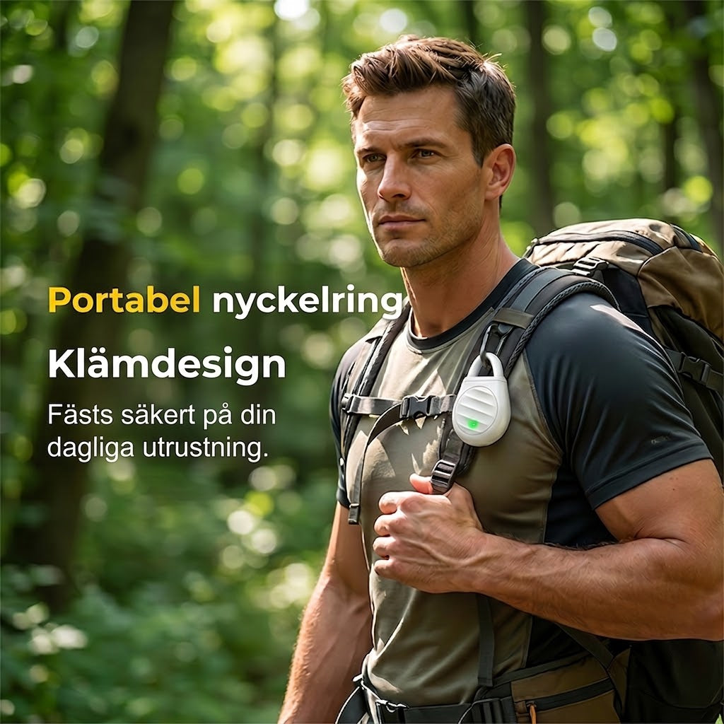 🐦Oroa dig aldrig mer för fåglar, skadedjur och gräshoppor! Bärbar ultraljudsfågelskrämma i nyckelringsdesign.