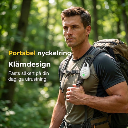 🐦Oroa dig aldrig mer för fåglar, skadedjur och gräshoppor! Bärbar ultraljudsfågelskrämma i nyckelringsdesign.