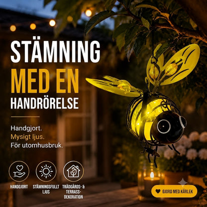 Biformad solcellshänglampa