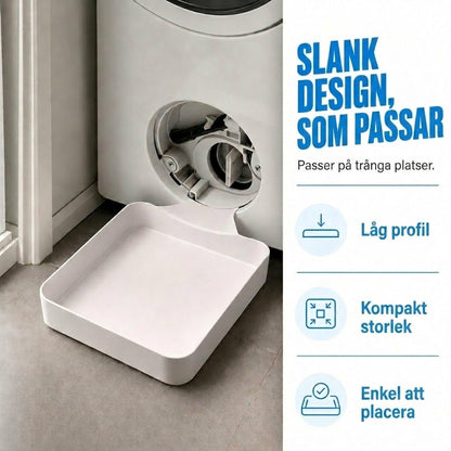 Spillbricka för tvättmaskin / Droppskydd för tvättmaskin