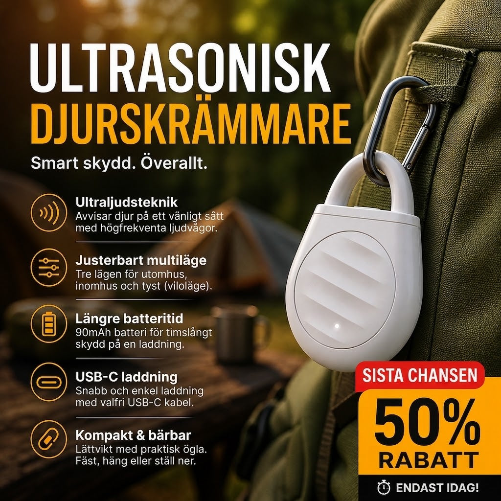 🐦Oroa dig aldrig mer för fåglar, skadedjur och gräshoppor! Bärbar ultraljudsfågelskrämma i nyckelringsdesign.