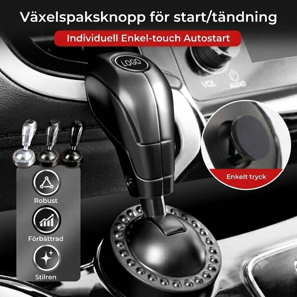 🚗Vippströmbrytare för start/stopp av bil – dekorativt lock för startknapp🕹️