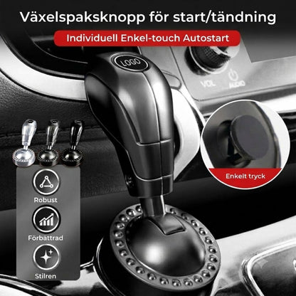 🚗Vippströmbrytare för start/stopp av bil – dekorativt lock för startknapp🕹️